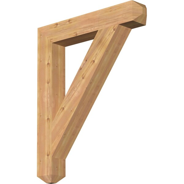 Ekena Millwork Traditional Craftsman Smooth Bracket, Western Red Cedar, 5 1/2"W x 36"D x 44"H BKT06X36X44TRA04SWR - main